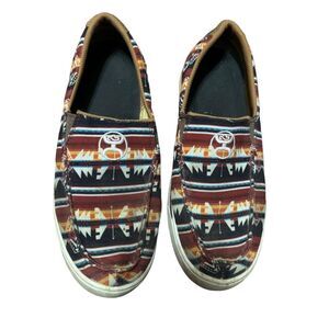 HOOey Men's Shoes 8.5 M Loper Slip On Totem Multi MHYC026 Southwestern